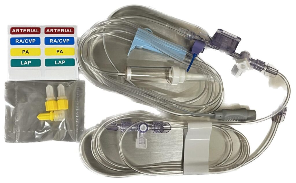 Invasive Blutdruckmessung Set mit 5 Transducers (versch. Typen)